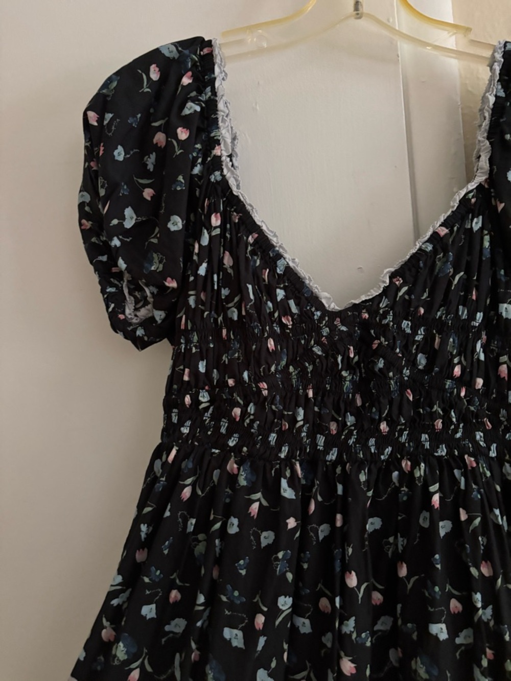 Christy Dawn - The Matilde Dress in Noir Poppies - Picture 4 of 5